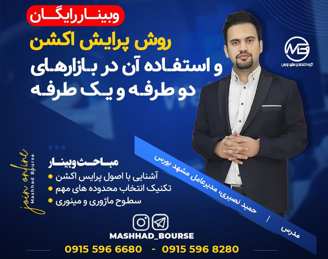 وبینار روش پرایس اکشن و استفاده آن در بازارهای یکطرفه و دوطرفه