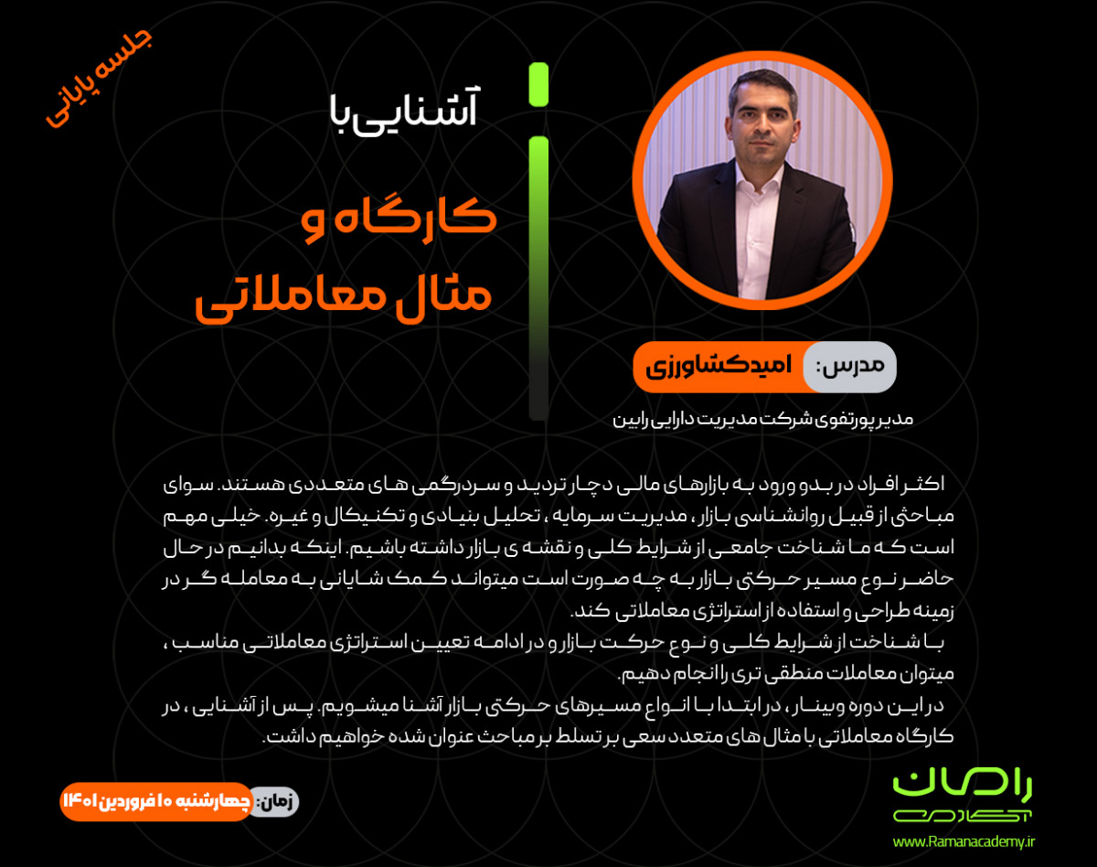 وبینار کارگاه و مثال معاملاتی