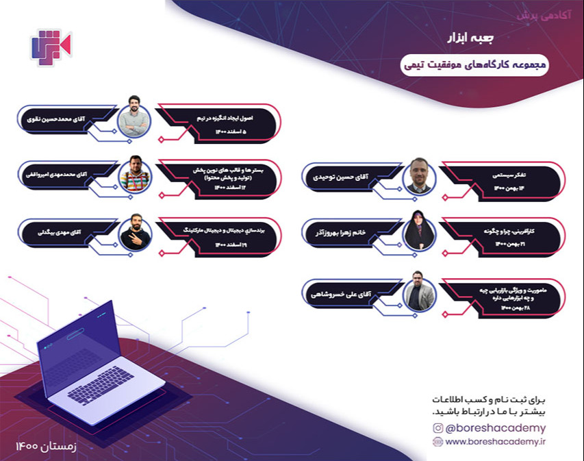 وبینار جعبه ابزار (مجموعه کارگاه‌های موفقیت تیمی)