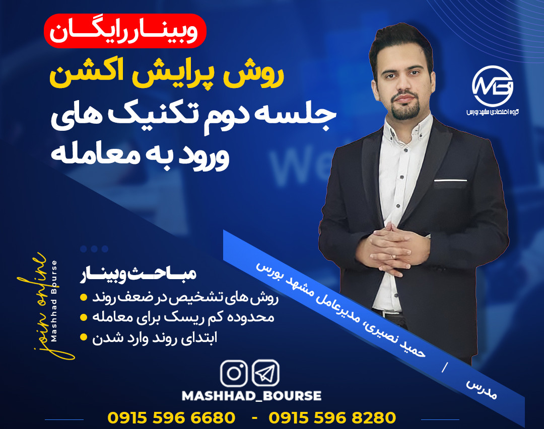 وبینار روش پرایس اکشن: تکنیک های ورود به معامله