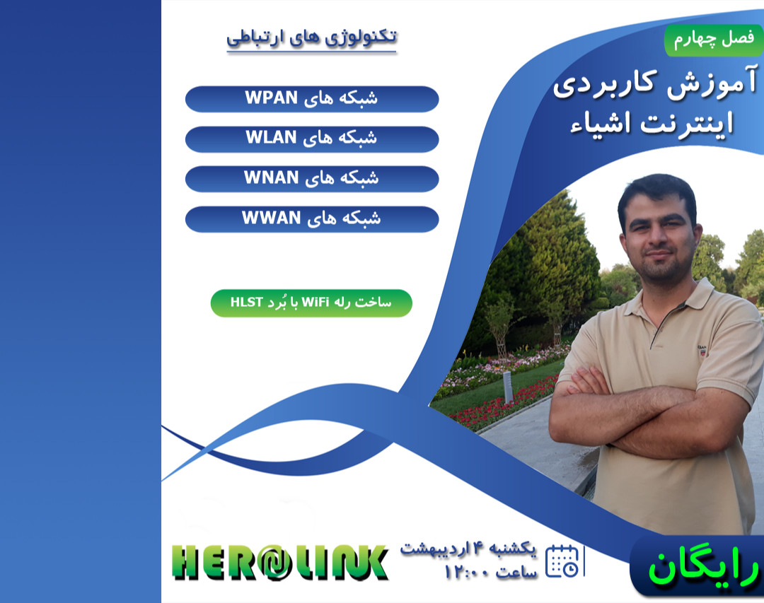 آموزش کاربردی اینترنت اشیاء - فصل چهارم: تکنولوژی های ارتباطی