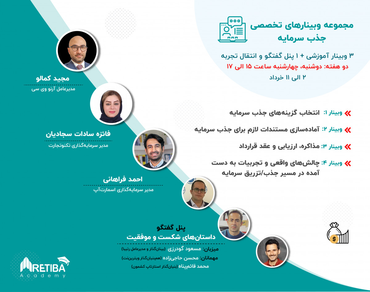 مجموعه وبینارهای تخصصی جذب سرمایه