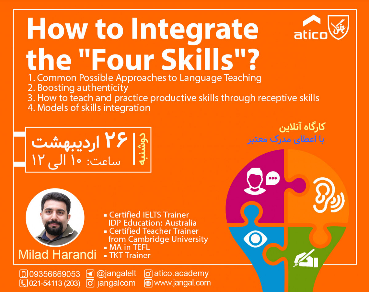 وبینار How to Integrate the "Four Skills"