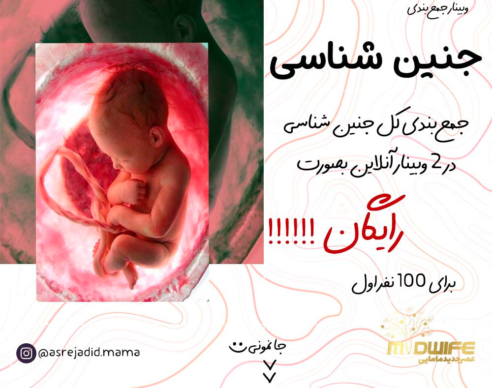 وبینار جمع بندی جنین شناسی با عصر جدید مامایی