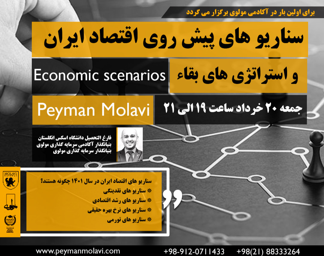 وبینار سناریو های پیش روی اقتصاد ایران و استراتژی های بقاء