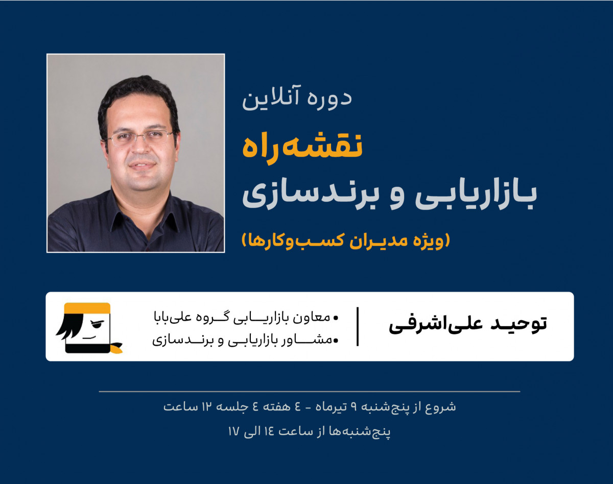 نقشه‌راه  بازاریابی و برندسازی (ویژه مدیران کسب‌وکارها)