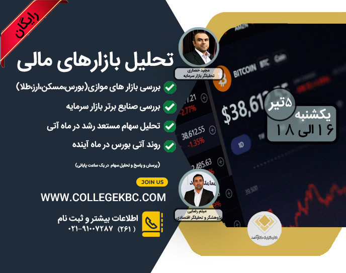 وبینار تحلیل بازارهای مالی (بورس)