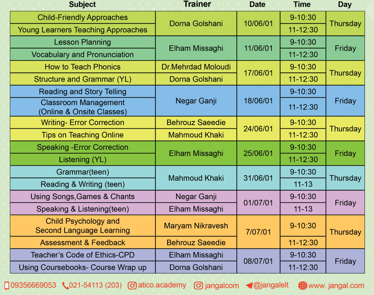 وبینار YL and Teen TTC
