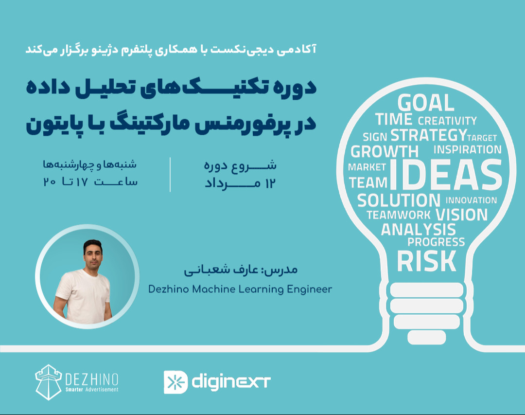 دوره تکنیک های تحلیل داده در پرفورمنس مارکتینگ با پایتون