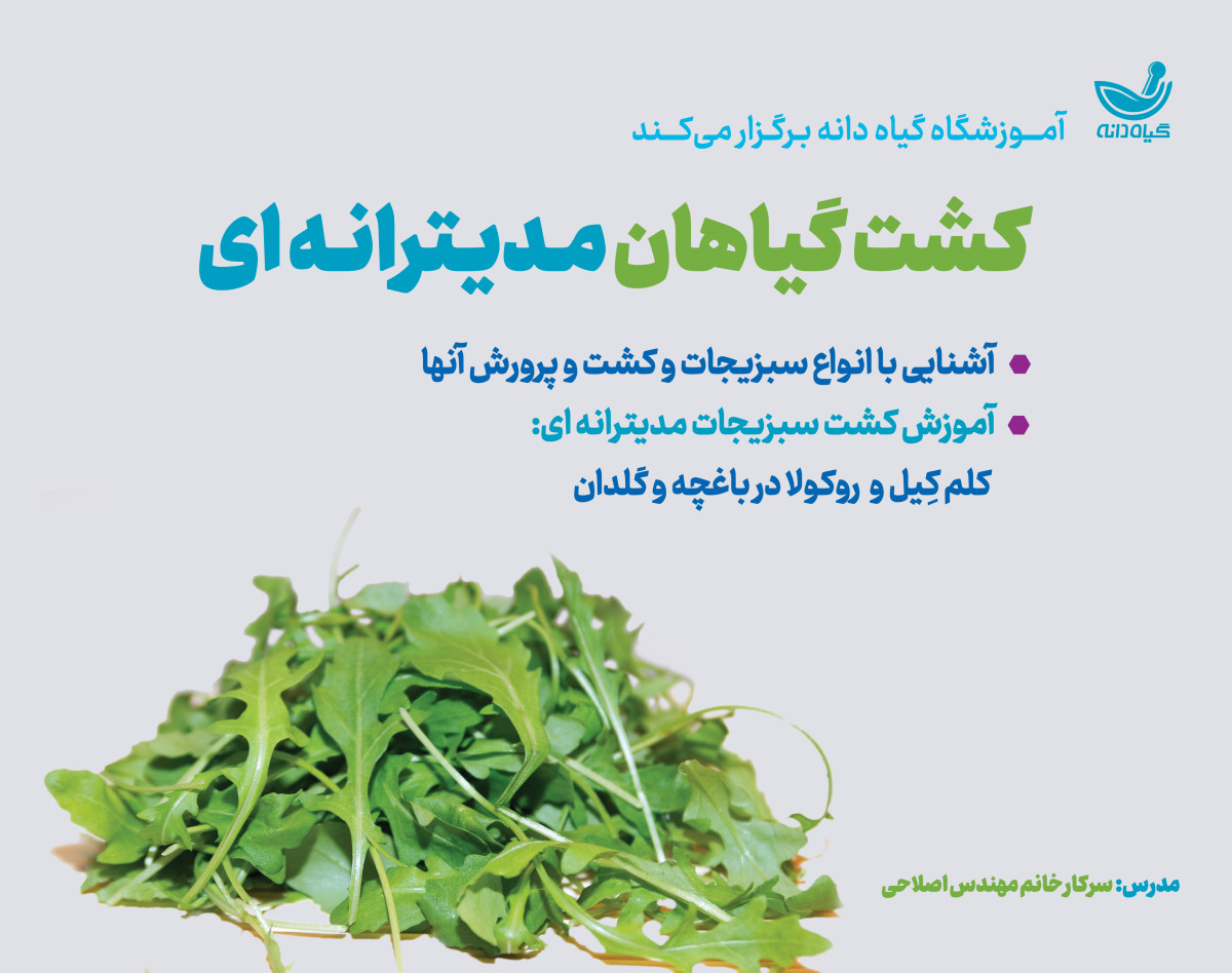 وبینار کشت گیاهان مدیترانه ای