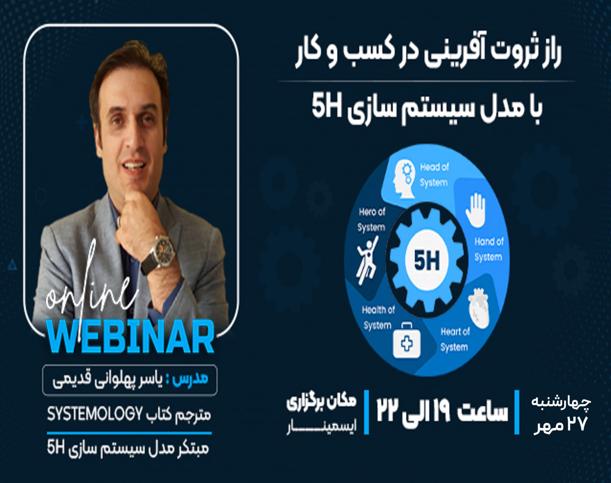 وبینار چگونه با سیستم سازی کسب و کارمان را متحول کنیم؟