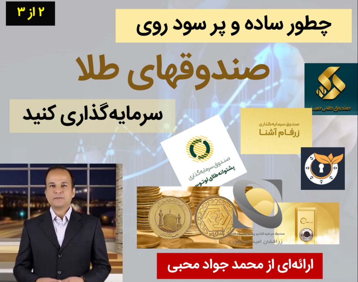 وبینار جامع بهترین گزینه سرمایه‌گذاری روی طلا...صندوقهای طلا یا سپرده سکه یا طلای فیزیکی