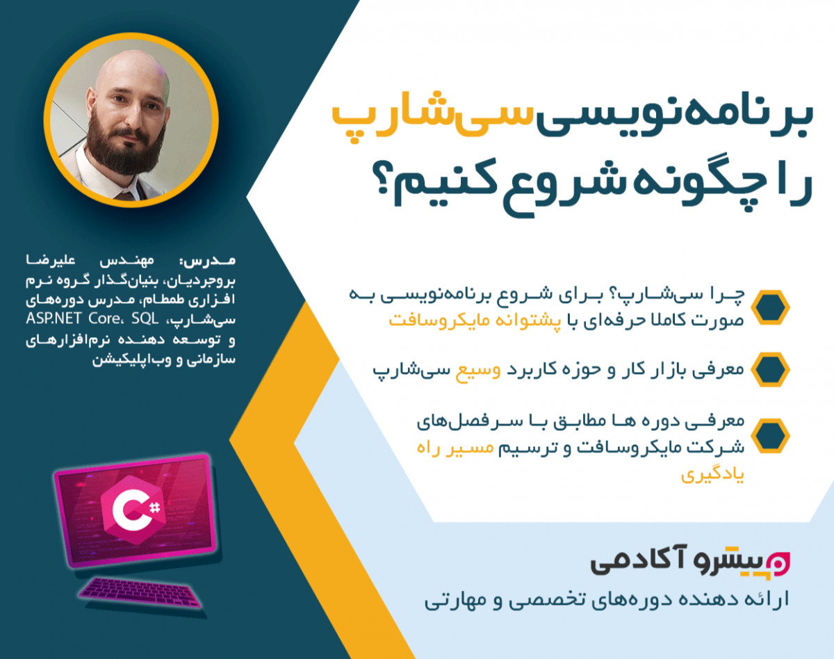 برنامه‌نویسی سی‌شارپ را چگونه شروع کنیم؟