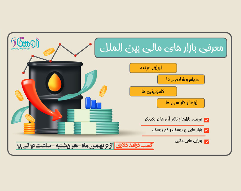وبینار معرفی بازار های مالی بین الملل و کسب درآمد دلاری