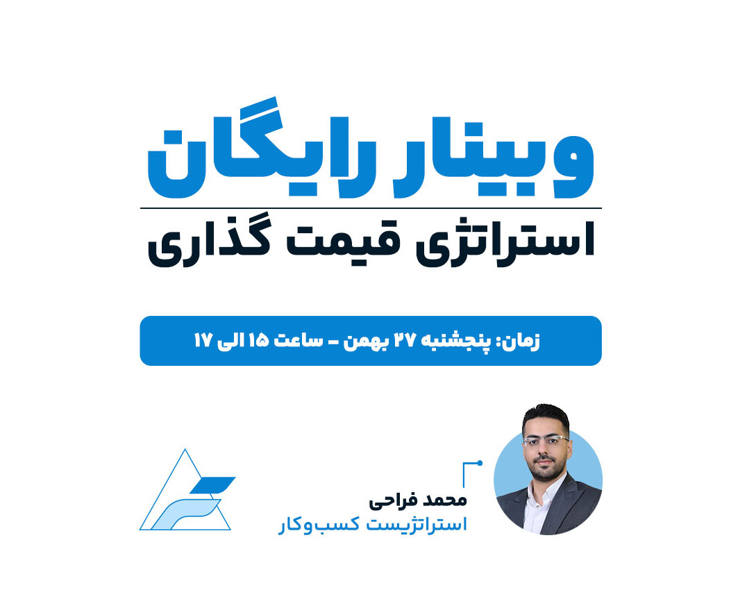 وبینار استراتژی قیمت گذاری(Pricing Strategy)