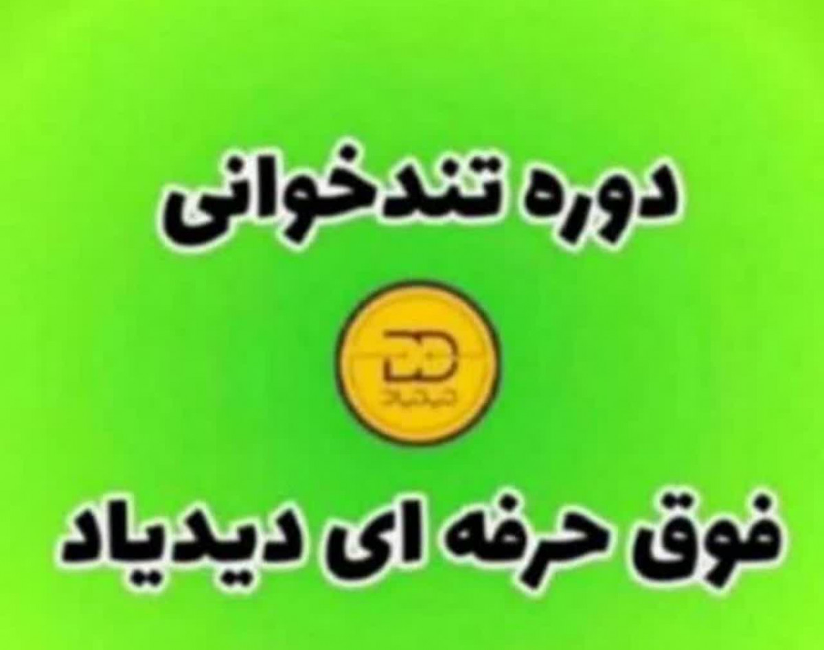 وبینار تندخوانی فوق حرفه‌ای دیدیاد
