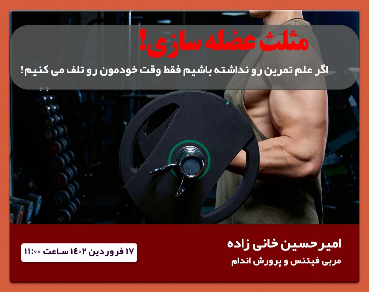 مثلث عضله سازی!