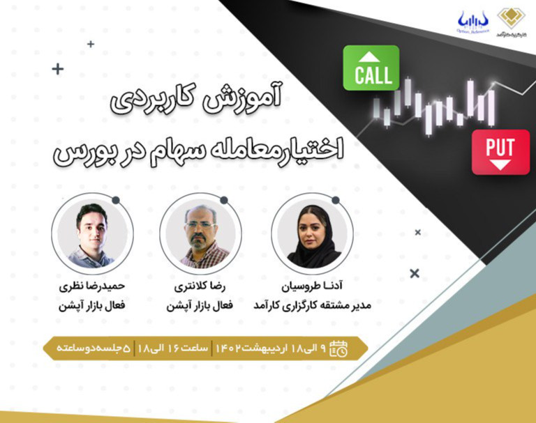 وبینار دوره آموزشی کاربردی اختیار معامله سهام در بورس ایران