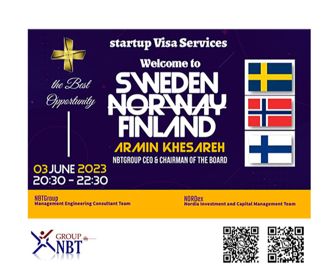 وبینار معرفی فرصت های باقیمانده برای استارت ویزای فنلاند و سوئد