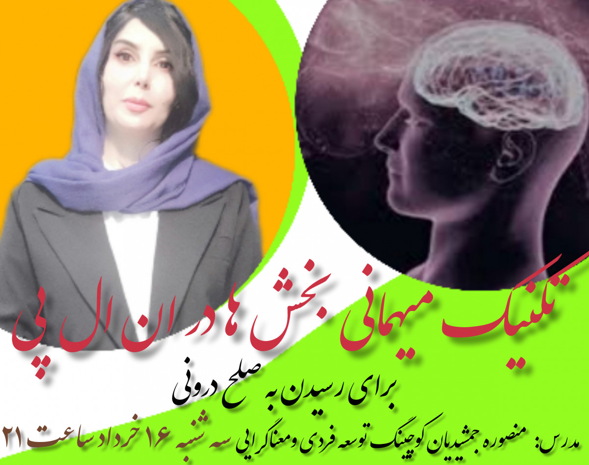 وبینار تکنیک میهمانی بخش ها در ان ال پی برای رسیدن به صلح درونی