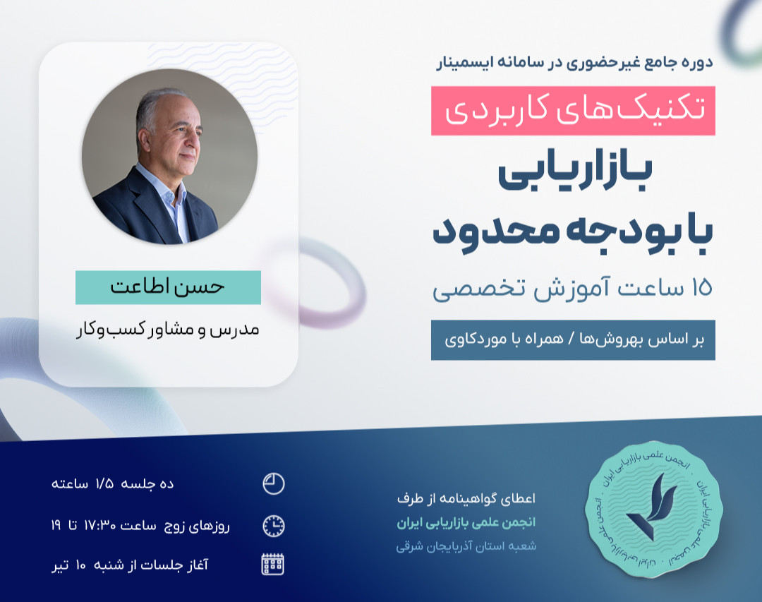 دوره جامع تکنیک‌های کاربردی بازاریابی با بودجه محدود