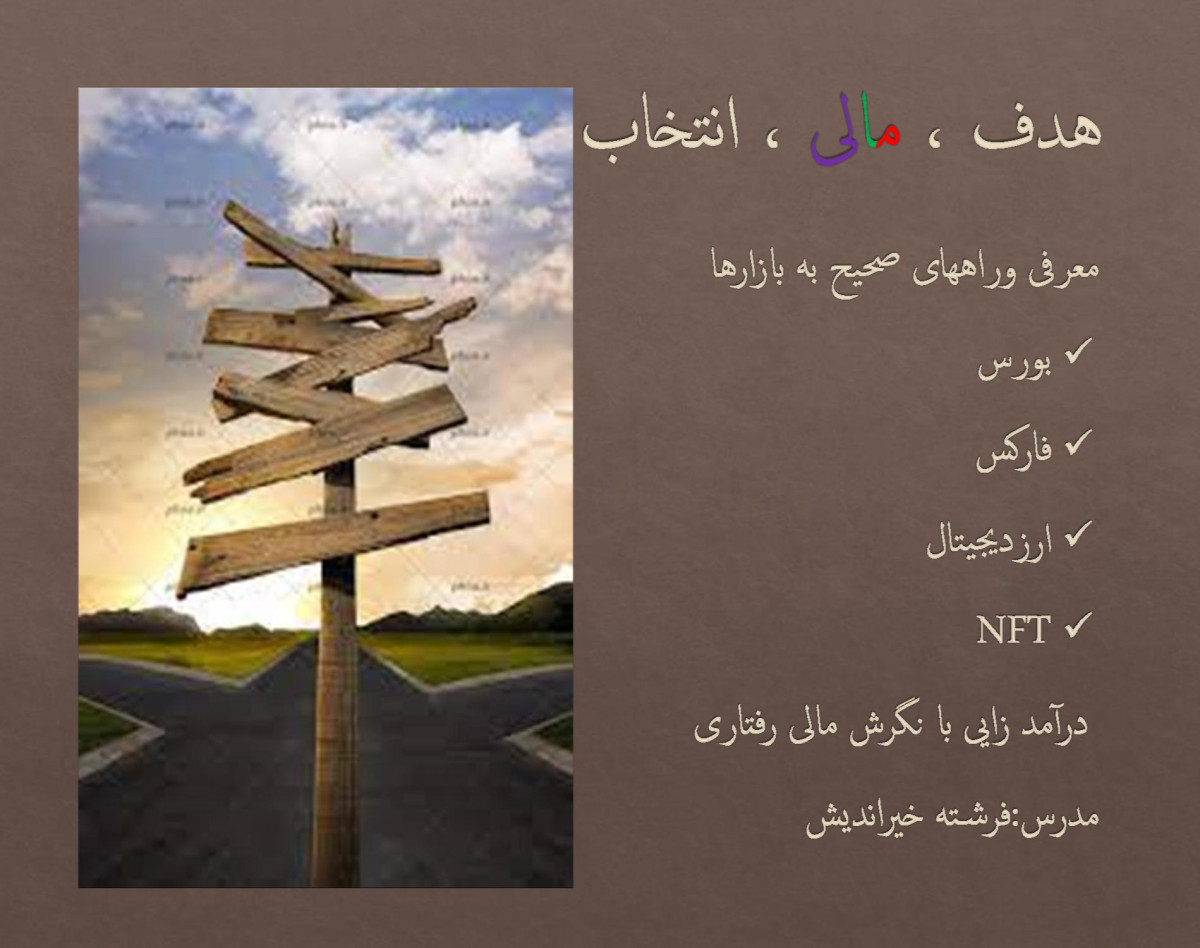 وبینار هدف ، مالی ، انتخاب