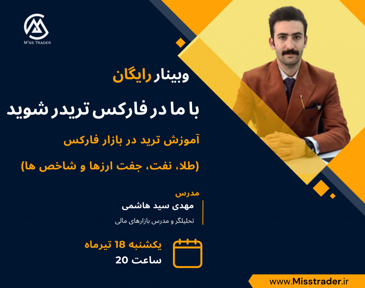 وبینار نقشه راه تریدرشدن در فارکس