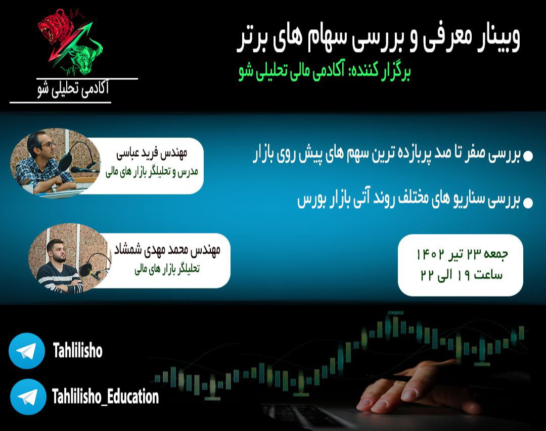 وبینار معرفی و بررسی سهم های برتر