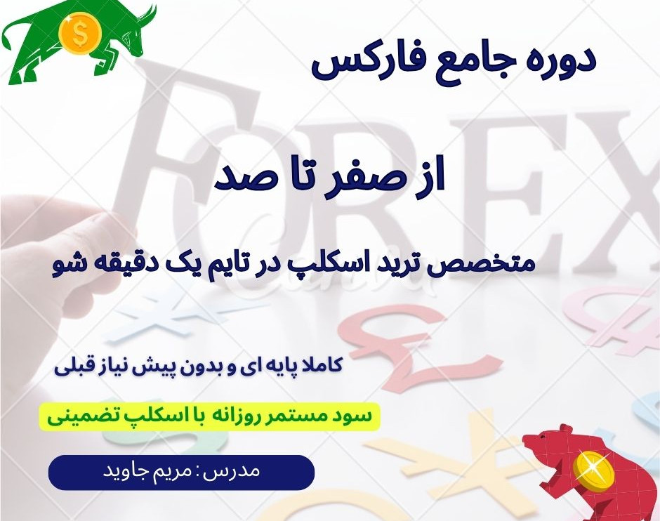ویدیو آموزش جامع و پیشرفته اسکلپ فارکس در تایم یک دقیقه