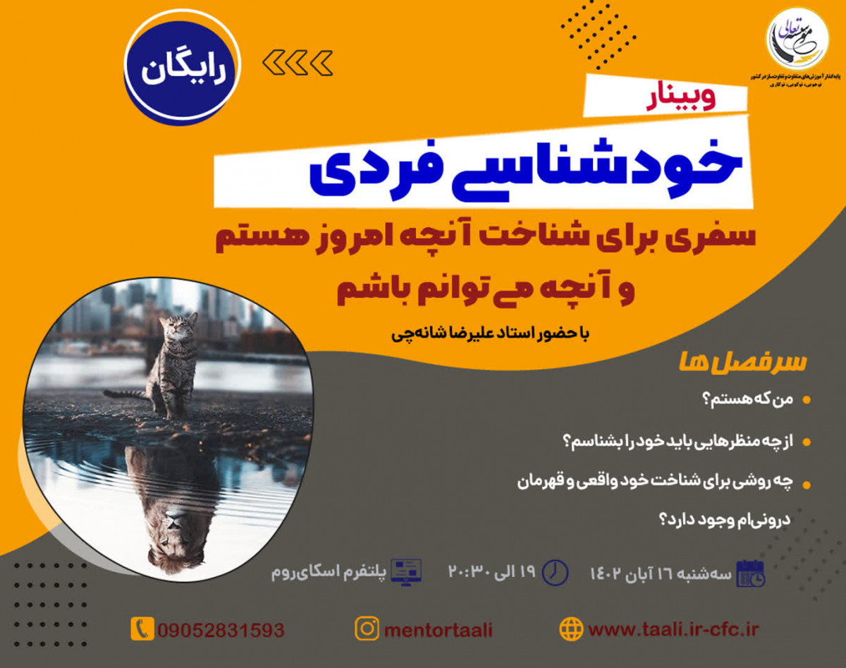 وبینار خودشناسی فردی