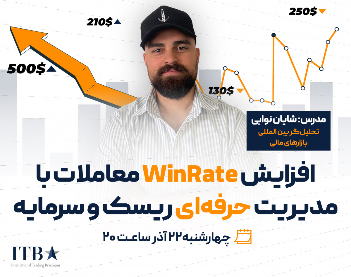 وبینار افزایش Winrate معاملات با مدیریت حرفه‌ای ریسک و سرمایه