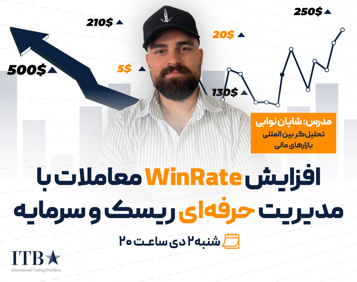 وبینار افزایش Winrate معاملات با مدیریت حرفه‌ای ریسک و سرمایه