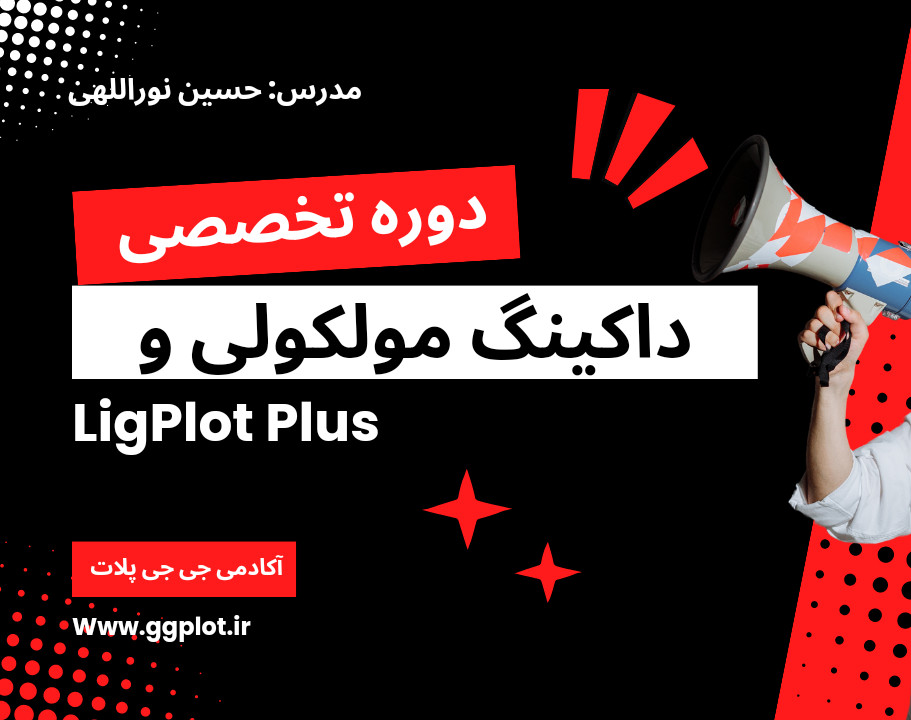 دوره آموزشی پروژه محور داکینگ مولکولی با AutoDock Vina و مصور سازی نتایج با +LigPlot