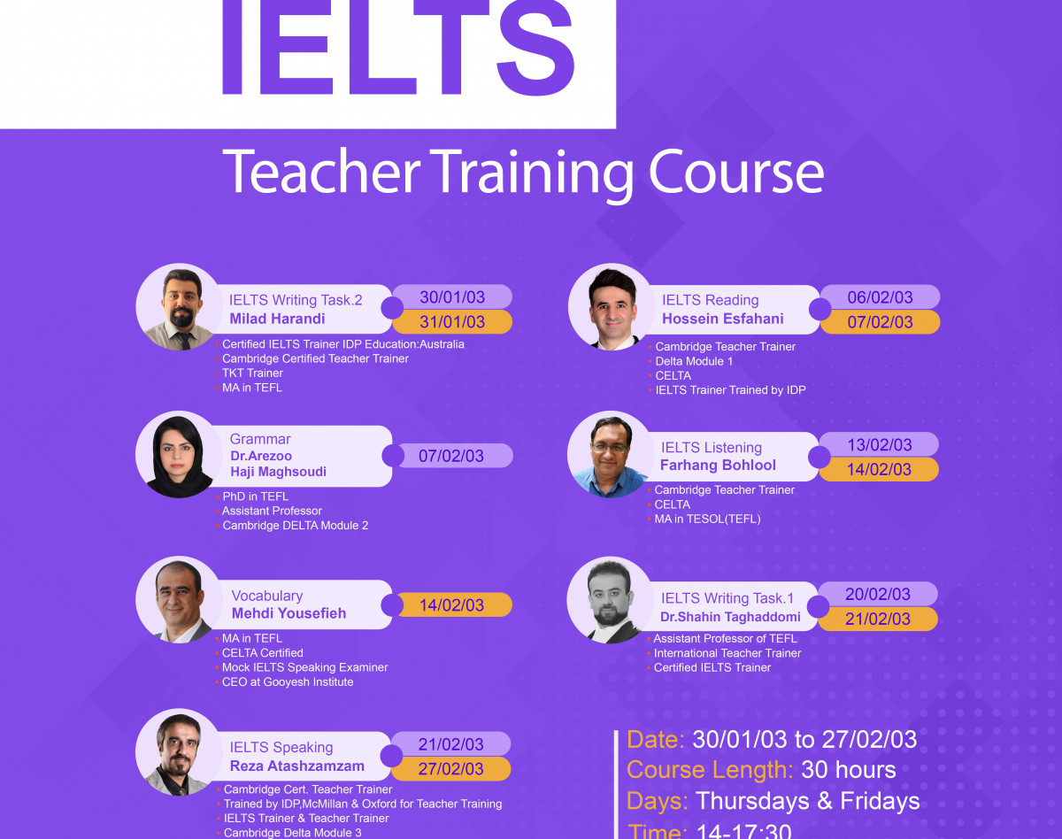 وبینار IELTS Teacher Training Course