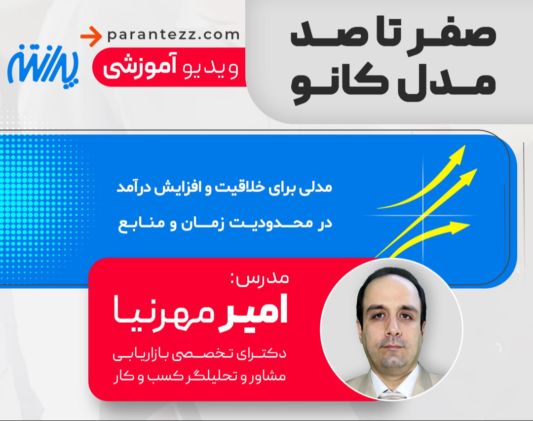 وبینار ویدیو آموزشی صفر تا صد مدل کانو