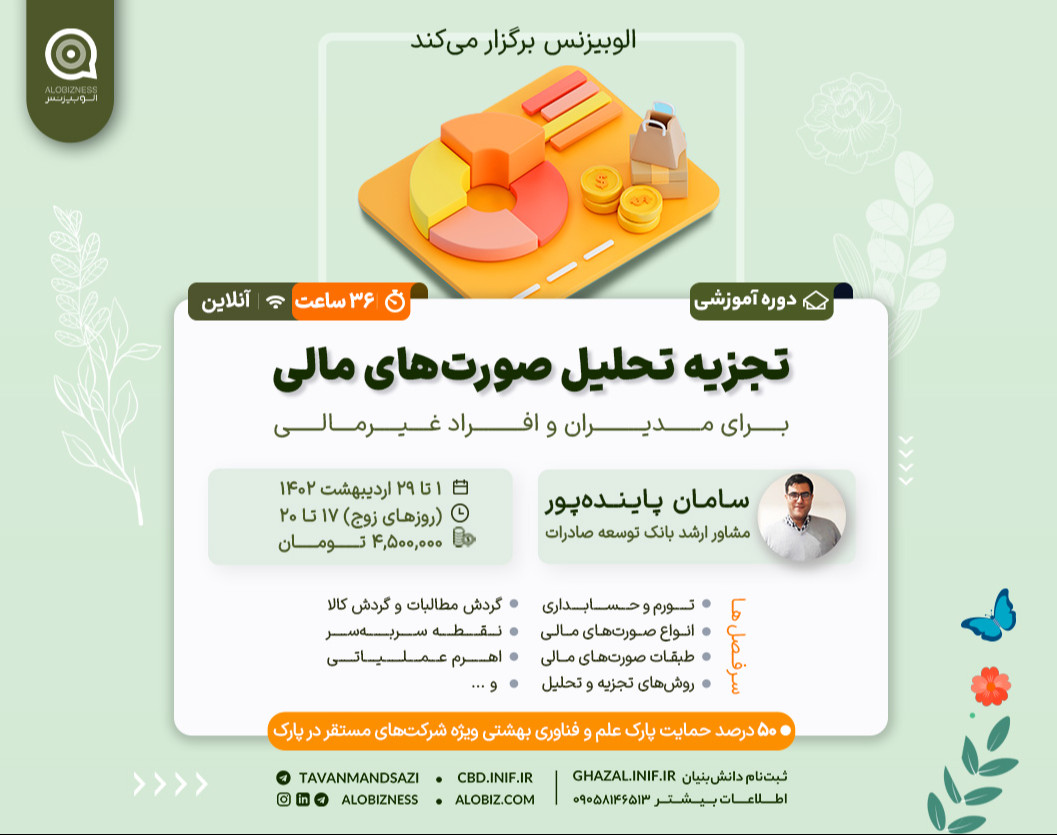 دوره آنلاین تجزیه تحلیل صورت‌های مالی