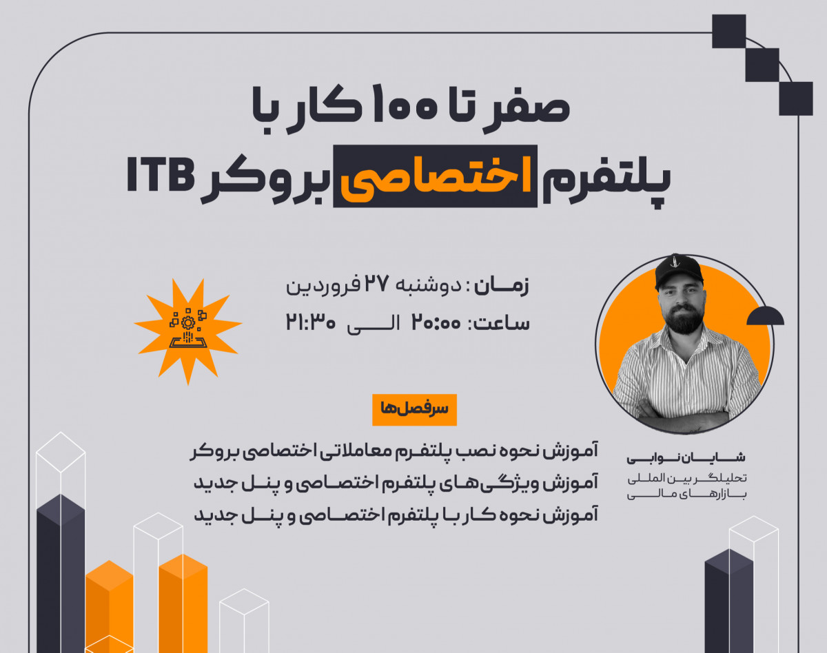 وبینار آموزش کار با پلتفرم اختصاصی بروکر ITB