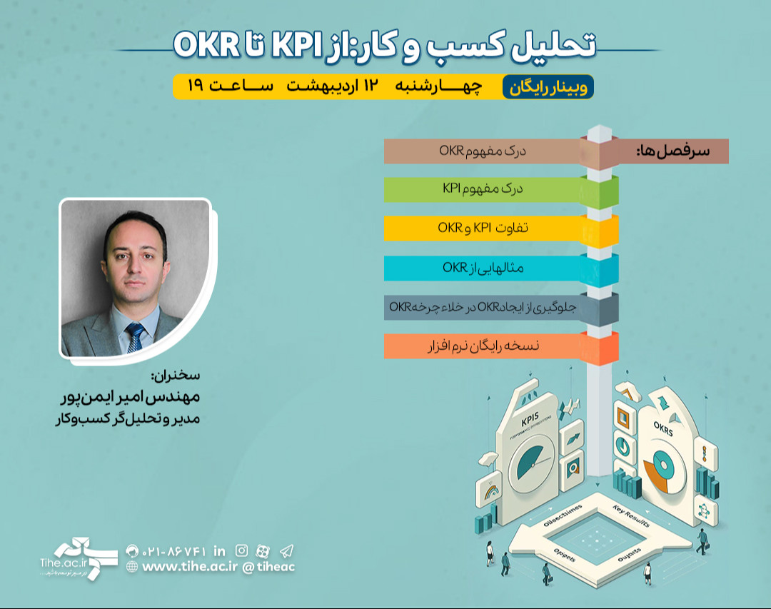 وبینار «تحلیل کسب و کار: از KPI تا OKR »