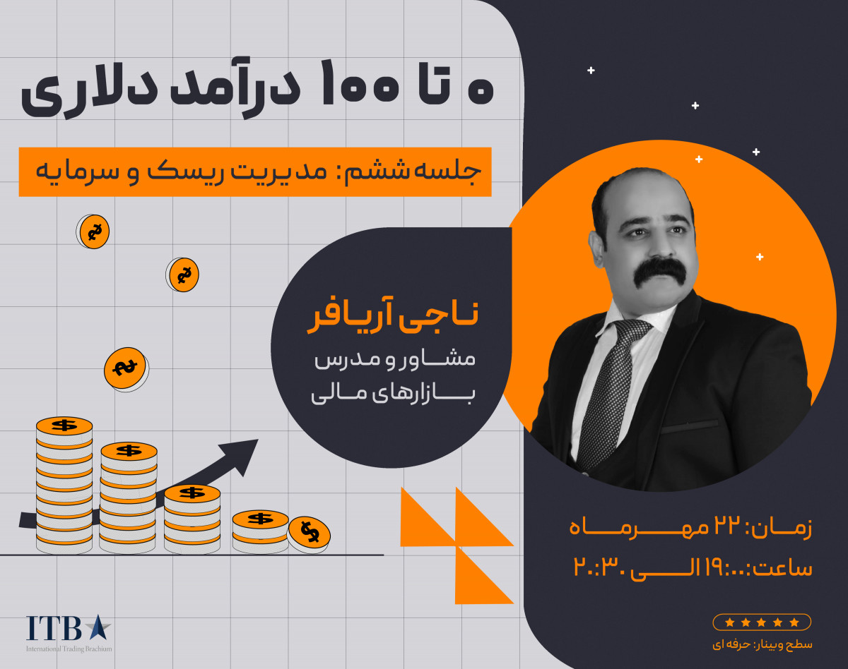 وبینار صفر تا صد درآمد دلاری - جلسه ششم: مدیریت ریسک و سرمایه