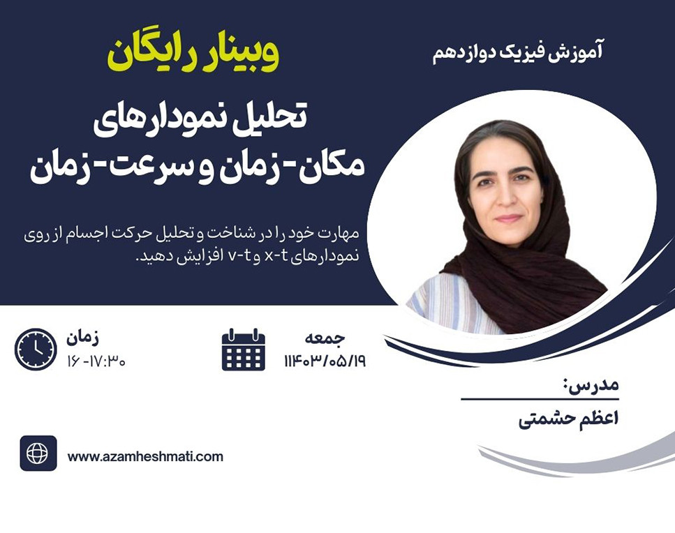 وبینار آموزش فیزیک دوازدهم