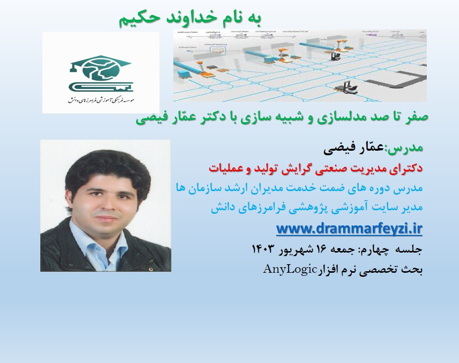 وبینار صفر تا صد مدلسازی و شبیه سازی با دکتر عمّار فیضی