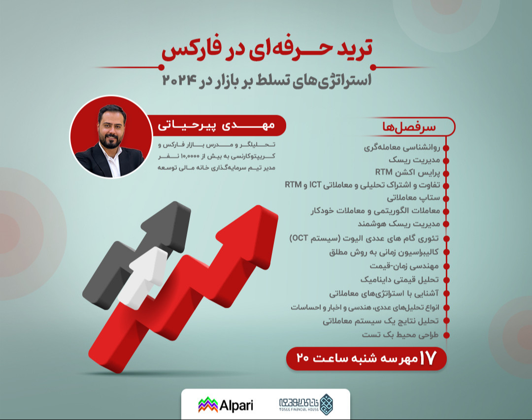وبینار ترید حرفه‌ای در فارکس: استراتژی‌های تسلط بر بازار در 2024