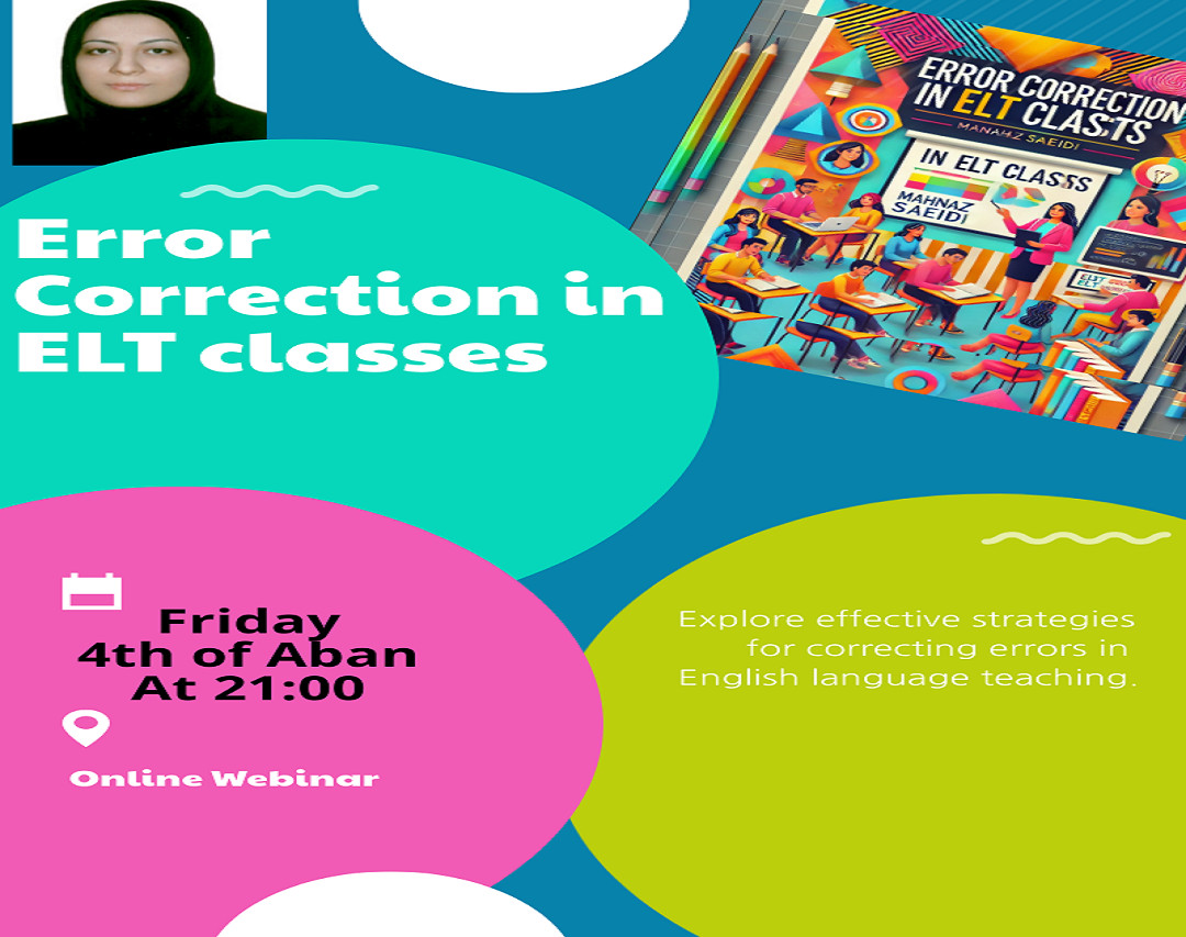 وبینار Error Correction in ELT/ESL