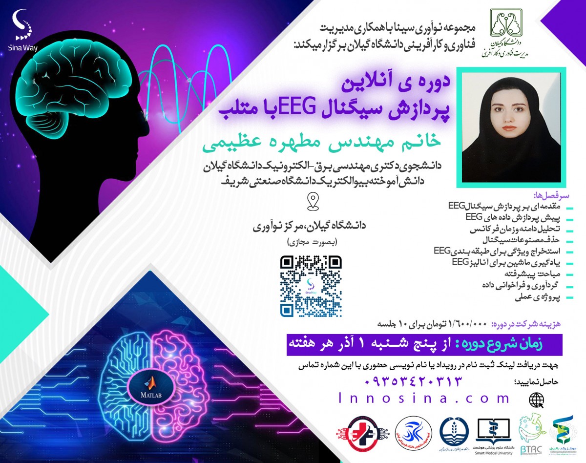 وبینار دوره آنلاین پردازش سیگنال EEG با متلب