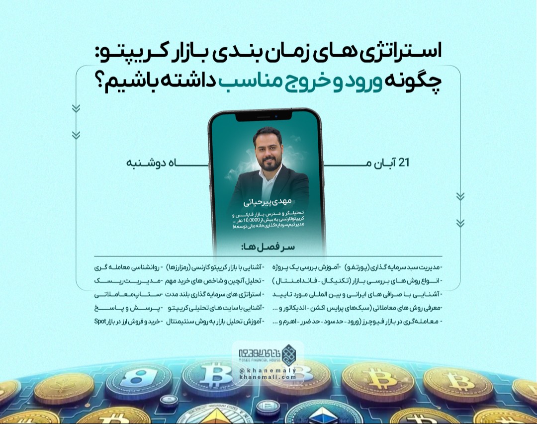 وبینار استراتژی‌های زمان‌بندی بازار کریپتو: چگونه ورود و خروج مناسبی داشته باشیم؟