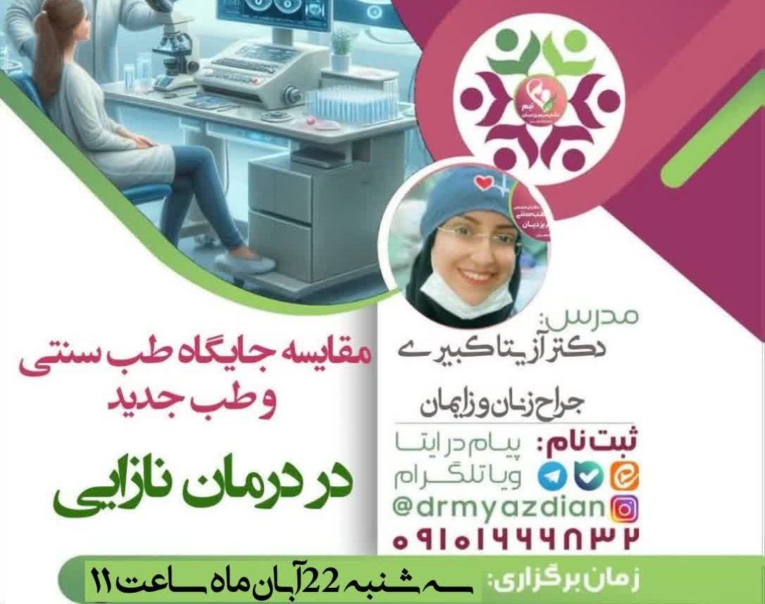 وبینار مقایسه جایگاه طب سنتی و طب جدید در درمان نازایی