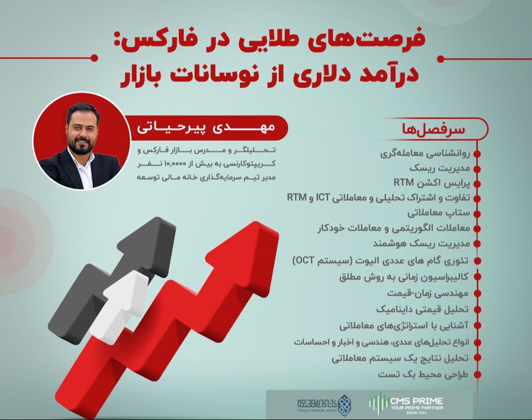 وبینار فرصت‌های طلایی در فارکس: درآمد دلاری از نوسانات بازار