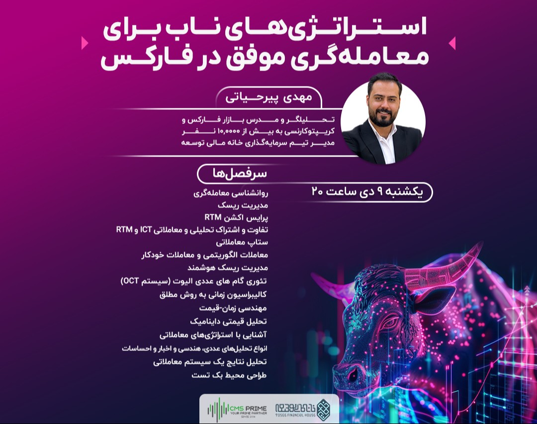 وبینار استراتژی‌های ناب برای معامله‌گری موفق در فارکس