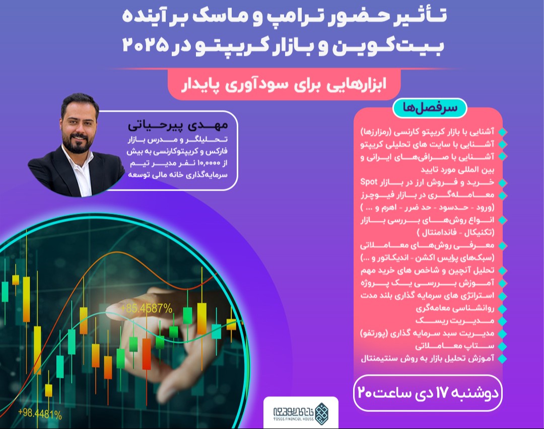 تأثیر حضور ترامپ و ماسک بر آینده بیت‌کوین و بازار کریپتو در 2025