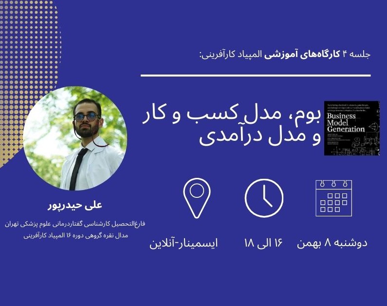 وبینار جلسه چهارم: بوم، مدل کسب‌وکار و مدل درآمدی